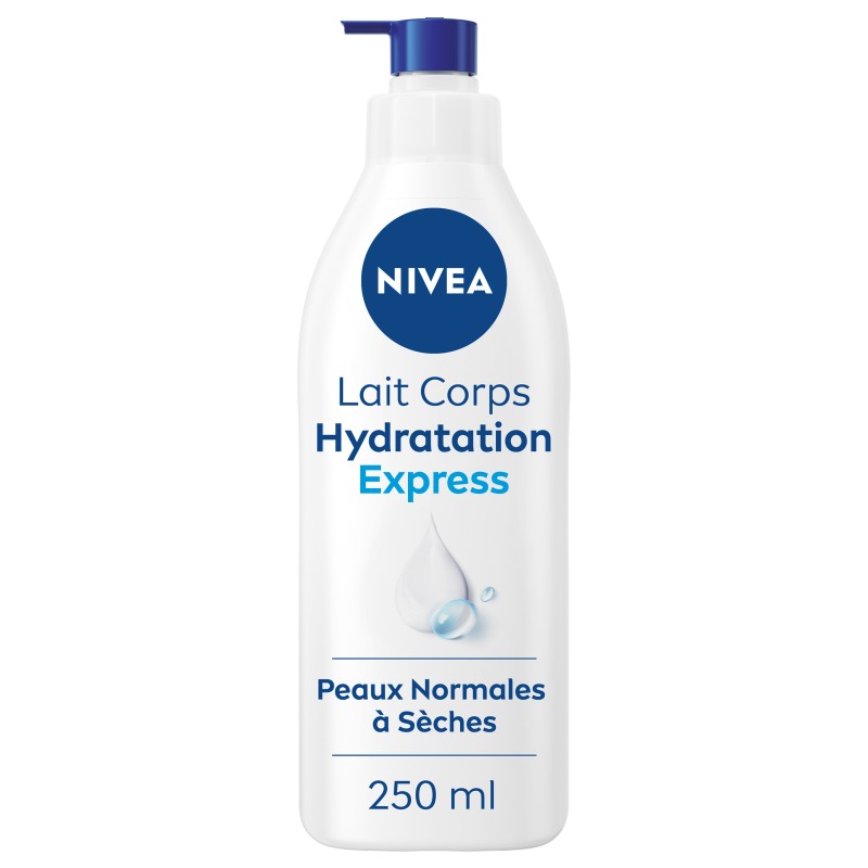 Lait Corps Hydratation Express Peaux Normales à Sèches NIVEA 250ml