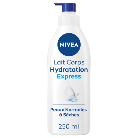 Lait Corps Hydratation Express Peaux Normales à Sèches NIVEA 250ml