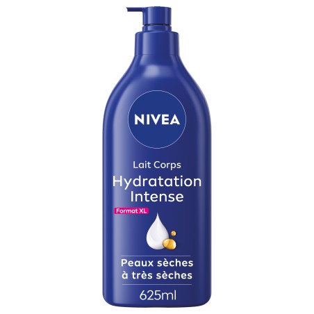 Lait Corps Nourrissant Peaux Sèches à Très Sèches NIVEA 625ml