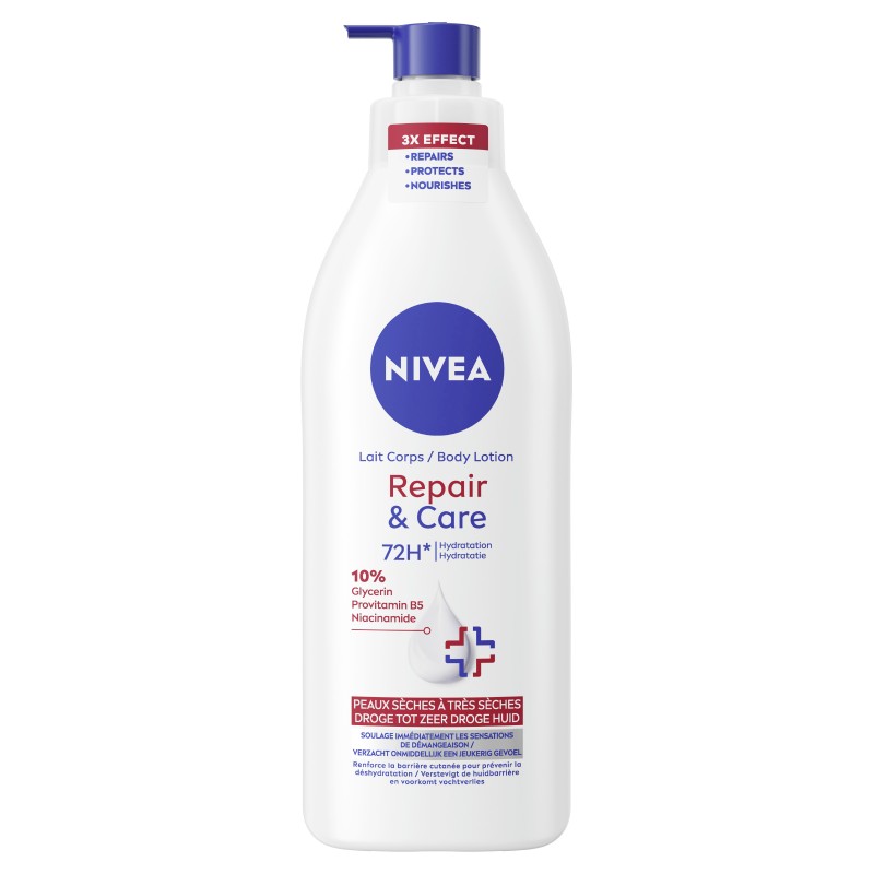 Lait Corps Repair & Care Peaux Sèches à très Sèches NIVEA 400ml