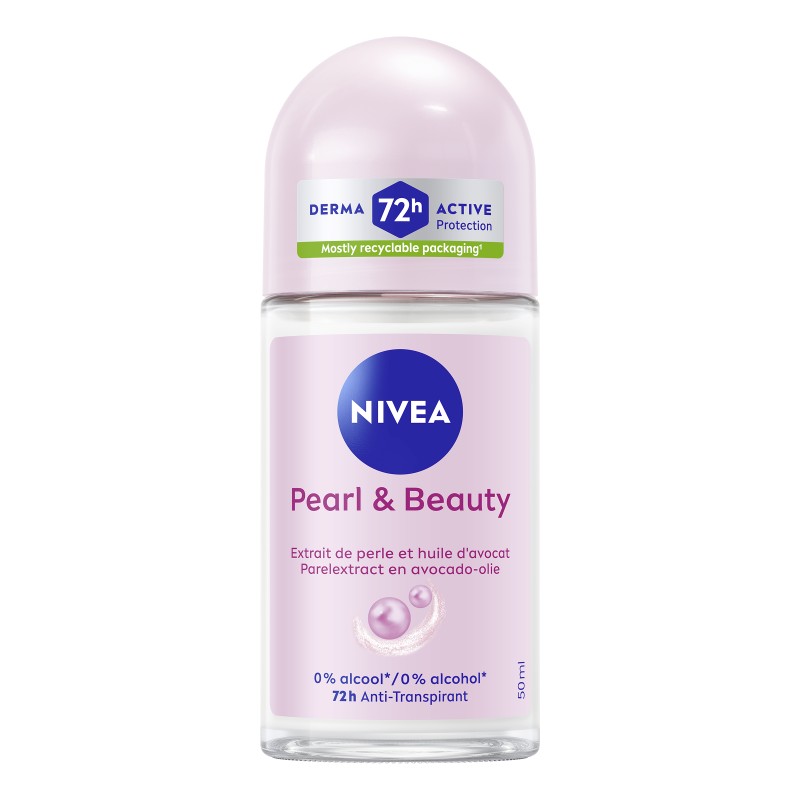 Déodorant Bille Anti-transpirant 72H Pearl & Beauty NIVEA 50ml