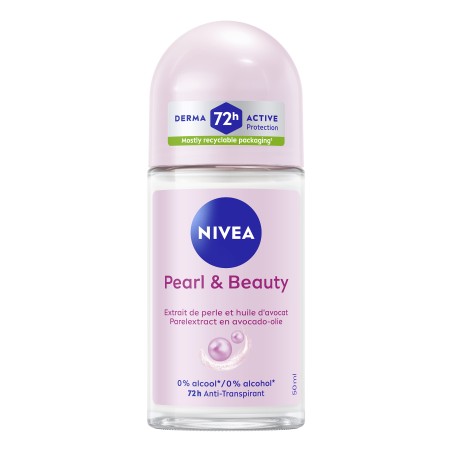 Déodorant Bille Anti-transpirant 72H Pearl & Beauty NIVEA 50ml