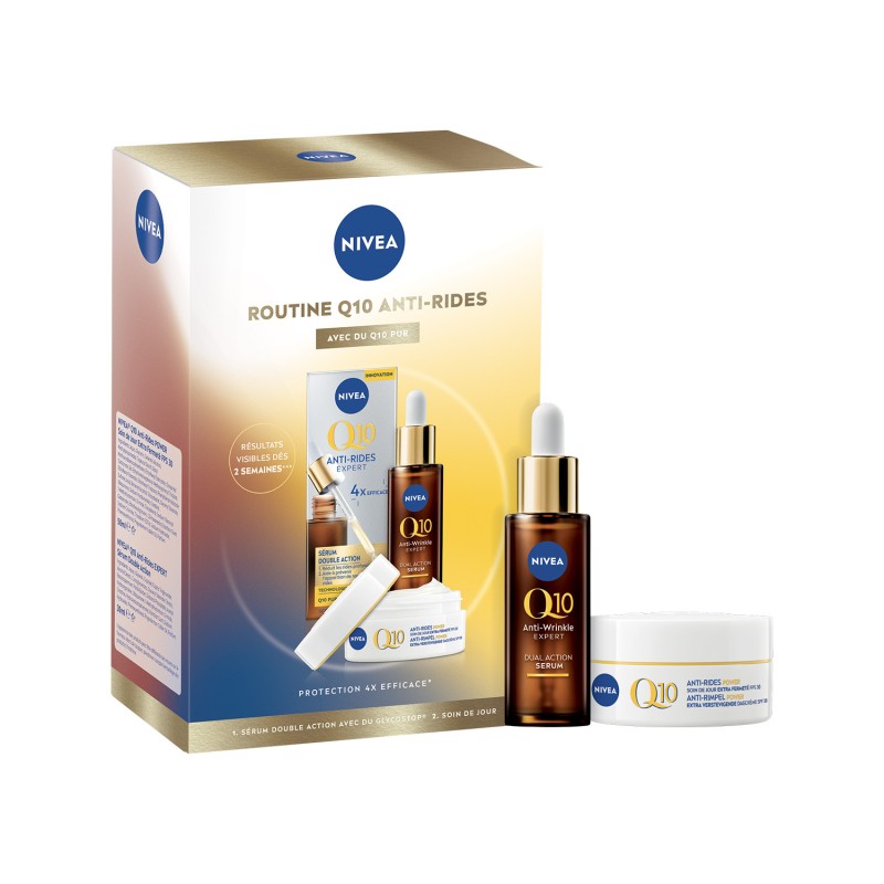 Coffret Duo Routine Q10 Anti-Rides Sérum Q10 et crème de jour Q10 NIVEA