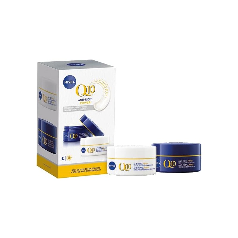 Coffret Visage Q10 Power crème de jour & de nuit NIVEA