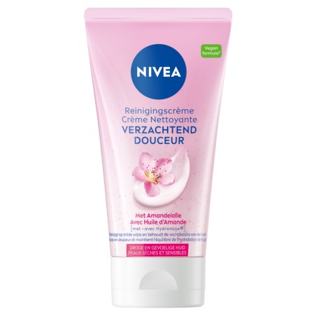 Crème Nettoyante douceur Visage Peau sèches et Sensibles NIVEA 150ml