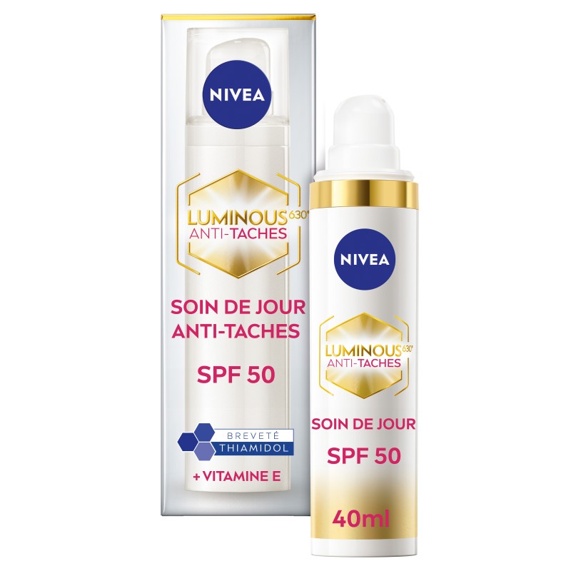 Crème Soin de Jour visage Anti-Taches FPS50 au Thiamidol LUMINOUS630 NIVEA 40ml