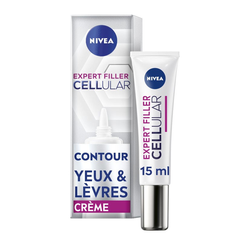 Crème visage Contour Yeux & Lèvres CELLULAR FILLER NIVEA 15ml