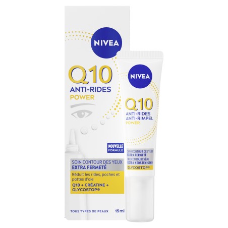 Crème visage contour yeux anti-rides fermeté Q10 Power NIVEA 15ml