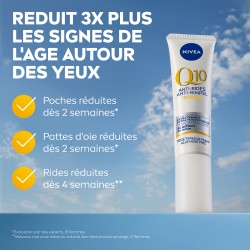 Crème visage contour yeux anti-rides fermeté Q10 Power NIVEA 15ml 2