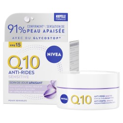 Crème visage jour Anti-Rides Q10 SENSITIVE FPS15 NIVEA 50ml