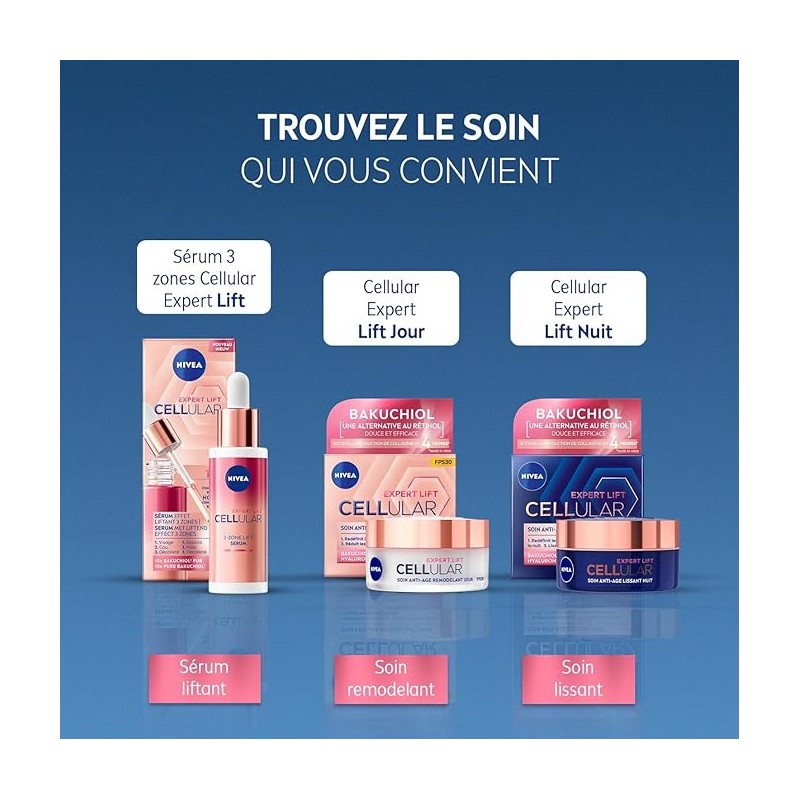 Crème visage anti-rides NIVEA Elasticité Acide Hyaluronique FPS30 Hyaluron Cellular Filler 50ml
