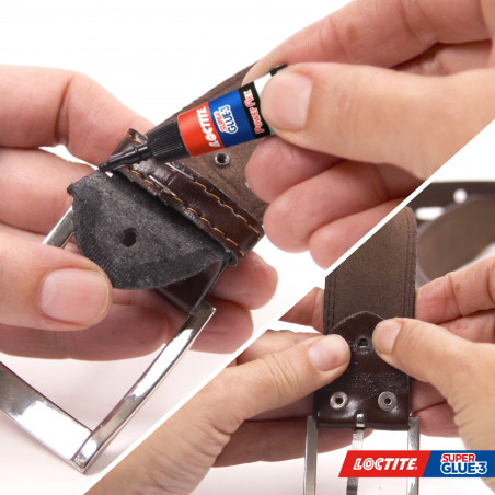 Loctite - Colles Cyanoacrylates Superglue-3 Power Gel Tube 3G Lot De 2 Blister Carton 12Uc