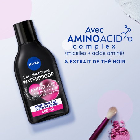 Eau Micellaire Démaquillante Waterproof Micellair Expert NIVEA 400ml