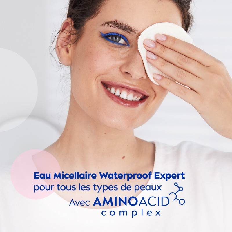 Eau Micellaire Démaquillante Waterproof Micellair Expert NIVEA 400ml