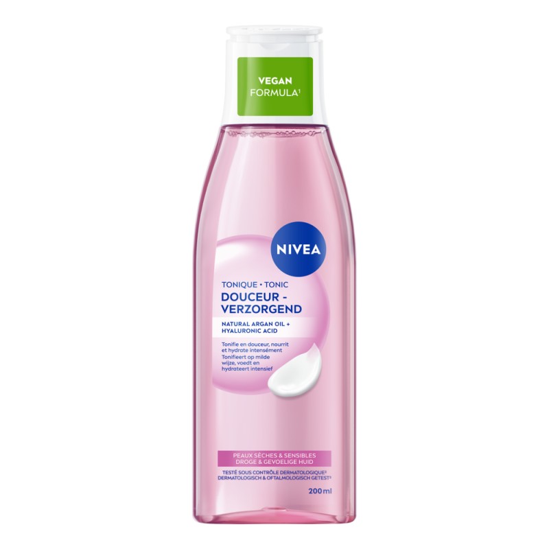 Lotion Tonique Visage Peaux sèches et sensibles Amande NIVEA 200ml