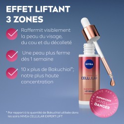 Sérum visage Anti-âge Effet Liftant 3 zones CELLULAR LIFT NIVEA 30ml 2