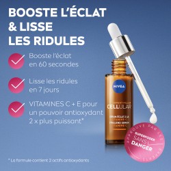 Sérum visage Eclat Vitamine C Cellular Expert Filler NIVEA 30ml 2