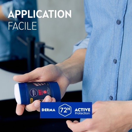 Déodorant Stick Anti-transpirant 72H Dry Impact NIVEA MEN 50ml