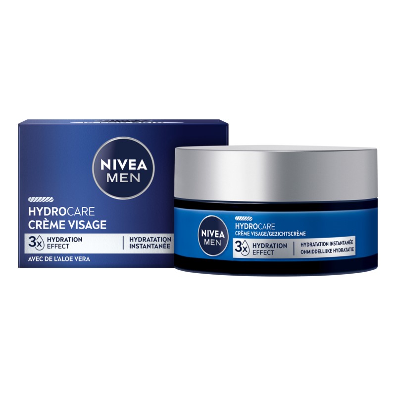 Crème Visage Homme Peau sèche Protect&Care Aloe Vera NIVEA MEN 50ml