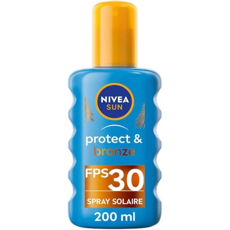 Crème protection solaire Spray FPS 30 Bronze NIVEA SUN 200ml