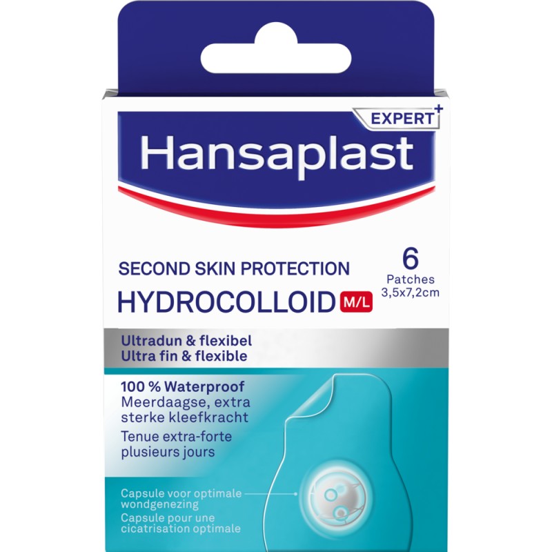 Lot de 18 Pansements Hydrocolloïdes M/L HANSAPLAST