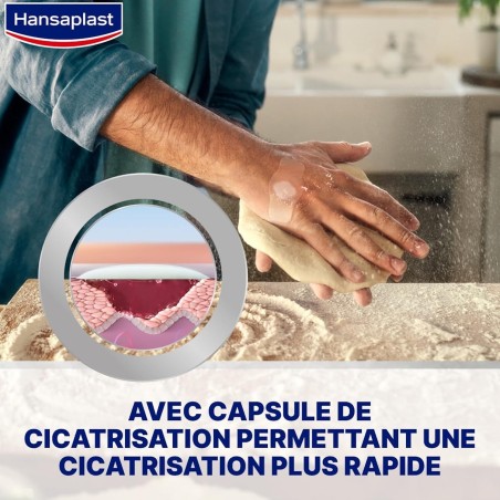 Lot de 18 Pansements Hydrocolloïdes M/L HANSAPLAST