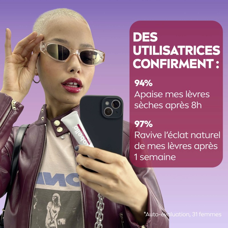 Lot de 3 Baume soin des lèvres Tube Hyaluron Glow Berry Tinted LABELLO 10ml