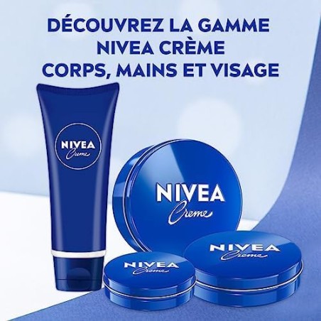 Lot de 3 Crème Hydratante Nourrissante visage corps mains NIVEA 250ml