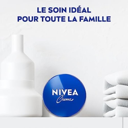 Lot de 3 Crème Hydratante Nourrissante Visage Corps Mains NIVEA 400ml