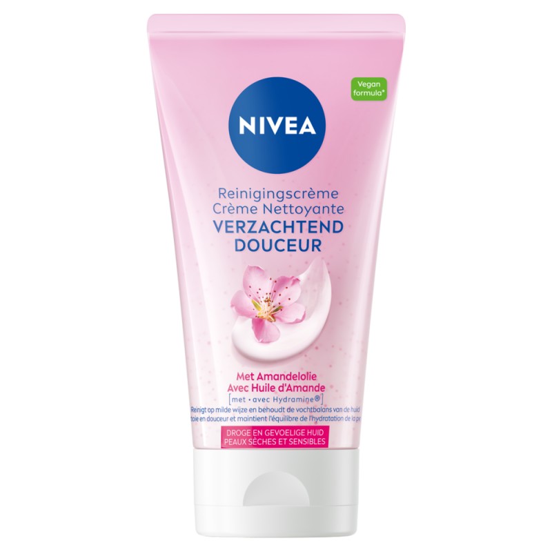 Lot de 2 Crème Nettoyante douceur Visage Peau sèches et Sensibles NIVEA 150ml