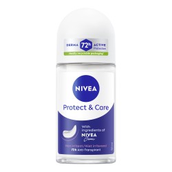 Lot de 3 Déodorant Bille Anti-transpirant 72H Protect & Care NIVEA 50ml