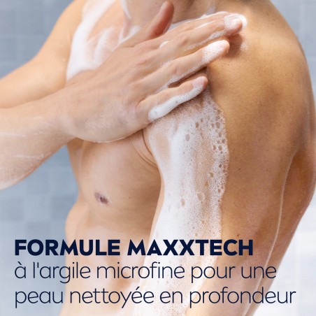 Lot de 3 Gel Douche Homme 3 en 1 Deep NIVEA MEN 250ml