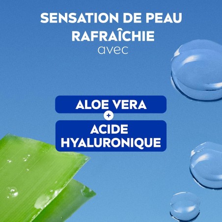 Lot de 2 Lingettes Démaquillantes Fraîcheur Visage Efficacité Waterproof NIVEA 20 pièces