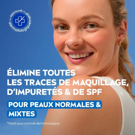 Lot de 2 Lingettes Démaquillantes Fraîcheur Visage Efficacité Waterproof NIVEA 20 pièces