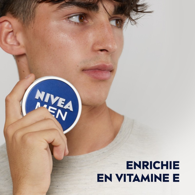 Lot de 2 Crème Visage Homme Peaux sèches Nivea Creme NIVEA MEN 150ml