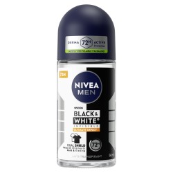 Lot de 3 Déodorant Bille Homme Black & White 72H Ultimate Impact NIVEA MEN 50ml