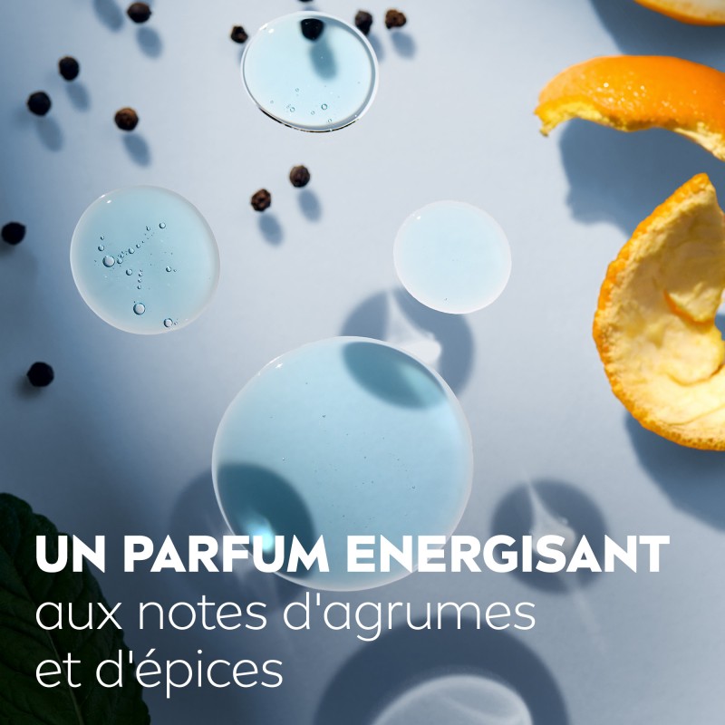 Lot de 3 Gel douche Homme Energisant Energy Extrait de Menthe NIVEA MEN 250ml