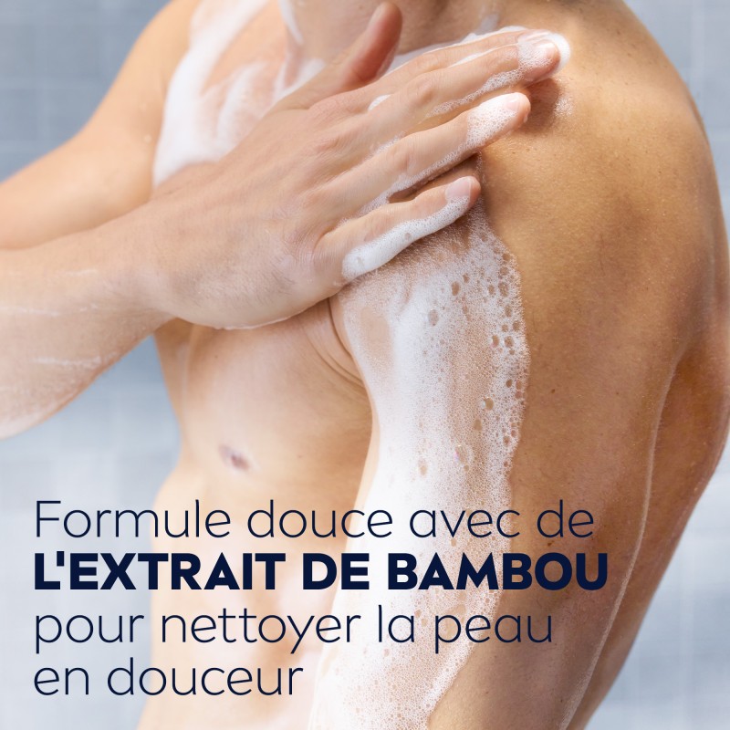 Lot de 3 Gel Douche Homme SENSITIVE Peau sensible 3 en 1 NIVEA MEN 250ml