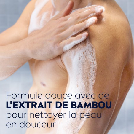 Lot de 3 Gel Douche Homme SENSITIVE Peau sensible 3 en 1 NIVEA MEN 250ml