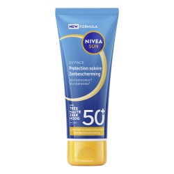 Lot de 2 Crème protection solaire visage SPF50 Hydratante NIVEA SUN 40ml