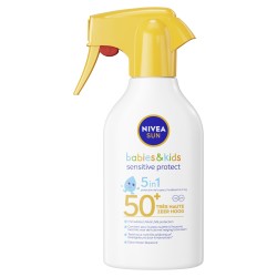 Lot Crème Solaire Pistolet Sensitive Bébés & Enfants FPS 50+ & Crème solaire Lait SPF 50+ Hydrate 2