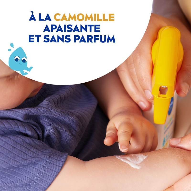 Lot Crème Solaire Pistolet Sensitive Bébés & Enfants FPS 50+ & Crème solaire Lait SPF 50+ Hydrate