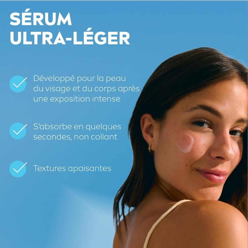 Lot FORMAT VOYAGE  Crème solaire visage SPF50 Hydratante 40ml & Après-Soleil Gel Sérum Aloe Vera Bio 100ml