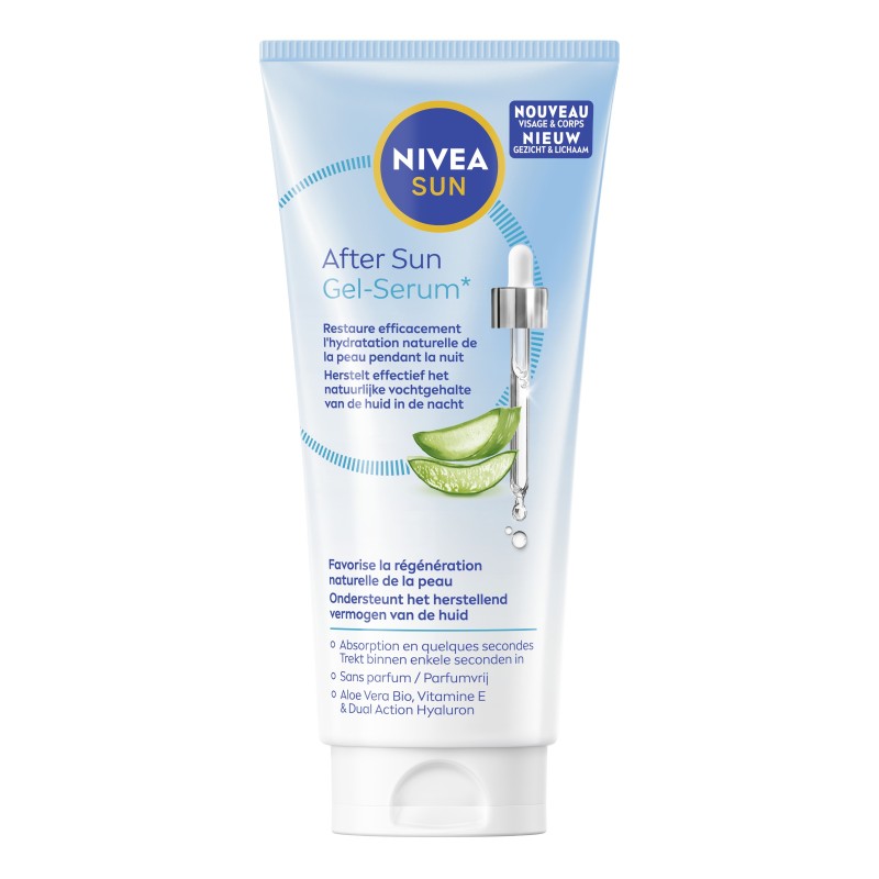 Lot FORMAT VOYAGE  Crème solaire visage SPF50 Hydratante 40ml & Après-Soleil Gel Sérum Aloe Vera Bio 100ml