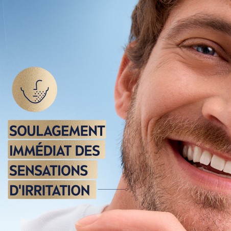 Lot Mousse à raser, après rasage, crème visage et gel crème visage et barbe peau sensible NIVEA MEN