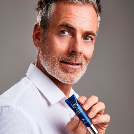 Lot Soin anti rides global homme Active Age 50ml & Soin Contour Yeux Homme Anti-Âge Hyaluron NIVEA MEN 15ml