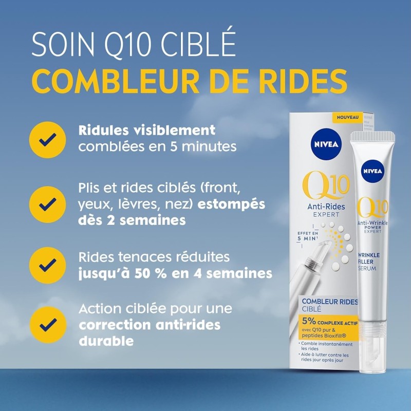Lot ROUTINE Q10 anti-rides - Sérum 30 ml + Crème jour 50 ml + Crème nuit 50 ml +Crème contour yeux 15ml + Sérum 15ml