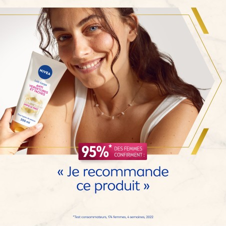 LOT luminous Lait Corps Anti-vergetures & anti-taches, Huile Sérum Corps Anti-vergetures & Crème Mains Anti Taches Peaux sèches
