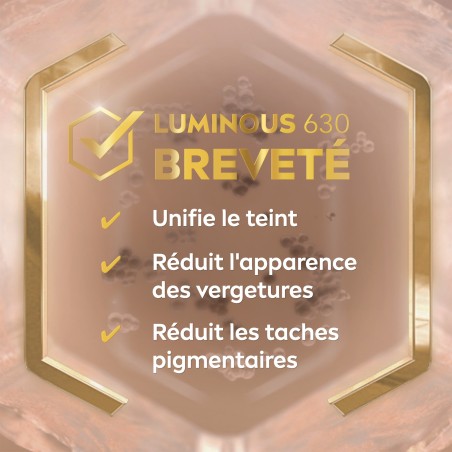 LOT luminous Lait Corps Anti-vergetures & anti-taches, Huile Sérum Corps Anti-vergetures & Crème Mains Anti Taches Peaux sèches