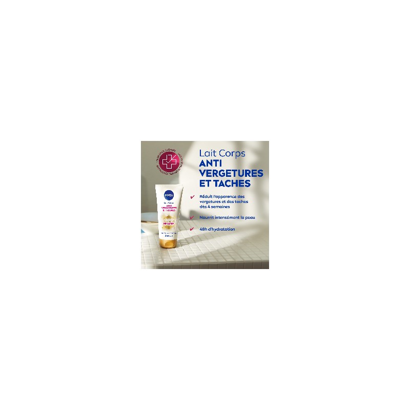 LOT luminous Lait Corps Anti-vergetures & anti-taches, Huile Sérum Corps Anti-vergetures & Crème Mains Anti Taches Peaux sèches